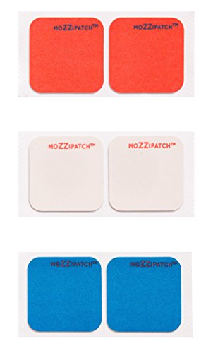 MoZZipatch Mosquito Repellent Patch, 100% Natural, Citrepel, Attach Directly to Clothing or Nearby Objects, Mosquito Protection for Kids and Adults, 12 pack