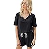 Trainingspak voor dames, 2-delig, trainingspak, fitness, yogaset, ribbed, stretchy sportpak, top + leggings…