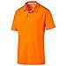 Puma Golf Men's Cresting ESS Pounce Polo, Vibrant Orange, Large