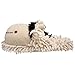 Fuzzy Friends Women's Cow Slipper,White,One Size