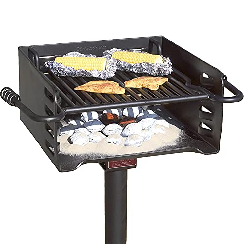 Pilot Rock H16 B6X2 Park Style Heavy Duty Steel Outdoor BBQ Charcoal