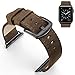 SWEES Leather Band Compatible with Apple Watch Bands 45mm 42mm 44mm Men Women, Vintage Genuine Leather Wristband Replacement Band Compatible for iWatch Series 9 8 7 6 5 4 3 2 1 SE Retro Walnut