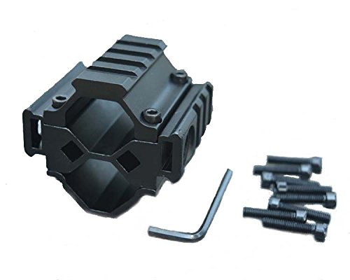 LVLING Mossberg 500 Remington 870 BR Barrel Mount 4 Slots 21mm Rail for Flashlight and Laser