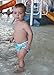 ALVABABY Baby Swim Diapers 2pcs One Size Reuseable Washable & Adjustable for Swimming Lesson & Baby Boy Girl