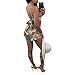 Luluka Women's Backless Tie Bow Spaghetti Strap Crop Top and Short Set Jumpsuits
