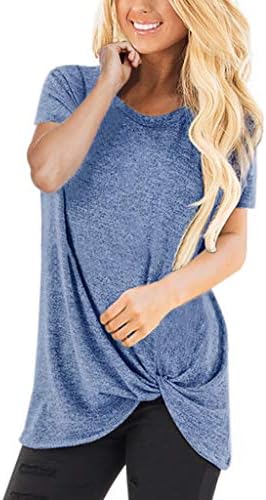 Women's Patchwork T-Shirt,LANSKIRT Sales! Ladies Loose Casual Short Sleeve Blouse with Button Summer Fashion Tops Solid Color Vintage Blouses