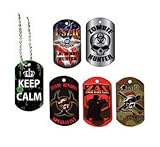 18 Zombie Dog Tags - Multipack of Zombie Party Favors