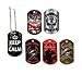 18 Zombie Dog Tags - Multipack of Zombie Party Favors