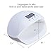 CO-Z 50W LED UV Nail Dryer Lamp Super Quick Curing with LCD Display Manicure Salon Tool for Gel Nail Polish with Infrared Sensor