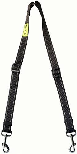 Dog Leash Coupler No Tangle Double Dog Walker Two Dogs Adjustable Splitter Lead Reflective