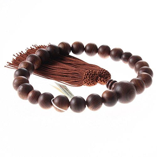 Newstone Kyoto-Made Ojuzu Buddhist Prayer Beads, Sendan Wood