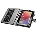 Fosmon Leather Case with Stand, USB Keyboard and Stylus for 10
