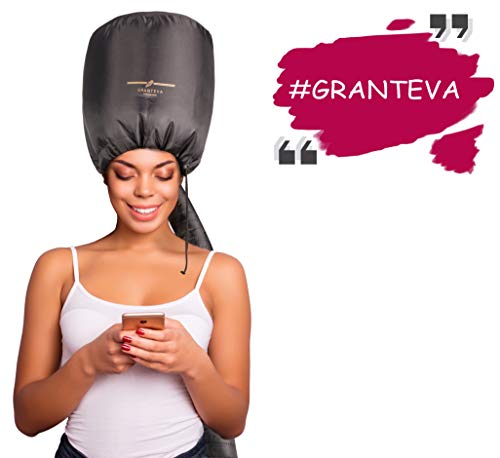Bonnet Hood Hair Dryer Attachment by Granteva - Relax, Speeds Up Drying Time at Home, Easy to Use fo - coolthings.us