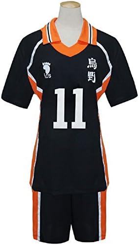 Adkinly Mens Costume Haikyuu!! Shoyo Hinata Uniform Anime