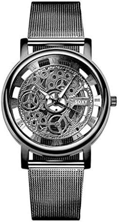 KNAGHT Watches for Men,Mens Gold Watch Hollow Metal dial Stainless Steel Wrist Watch Sport Watch Cheap Watches