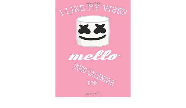 I Like My Vibes Mello 2020 Calendar Pink Premium Scheduler