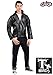 Men's Grease T-Birds Jacket Costume Grease Faux Leather Jacket Costume Medium Black