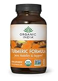 Organic India Turmeric Capsule Supplement, 180 Count