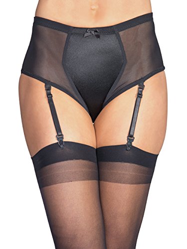 Comfort Briefer Style Gaff Panty in Black