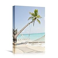 Canvas Wall Art Tree Against Sky Living Room Multicolor Nature Photography Relax/Calm Trees Tropical - 12x18 inches