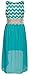 Wonder Girl Big Girl's Lace & Lurex Hi-Low Dress