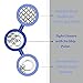 Senpulism Cast Iron Cleaner, Durable 316L Stainless Steel Chainmail Scrubber, Anti-rust Chain Cleaner for Pan Pot Dutch Oven, Big Square Skillet Steel Scrubber + Small Round Cast Iron Cleaning
