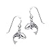Jewelry Trends Celtic Knot Whale Shark Sterling Silver Dangle Earrings
