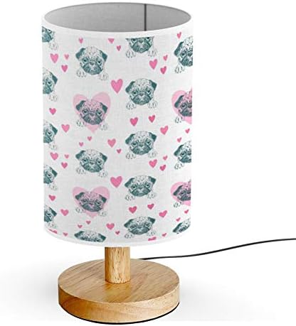 pug table lamp