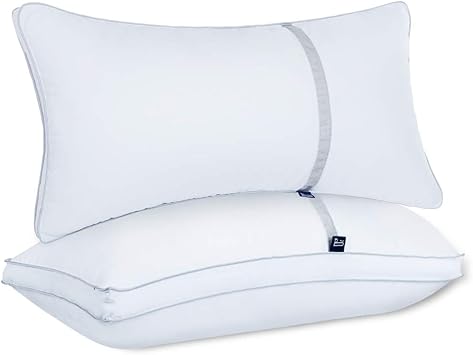 Amazon Bedstory 睡眠用枕 ホテルコレクション 高級枕 グースダウン代替プレミアム品質 ベッド枕 仰向けでうつ伏せや横向きで寝る人に 低刺激性 防塵 クイーン ホワイト 枕 オンライン通販