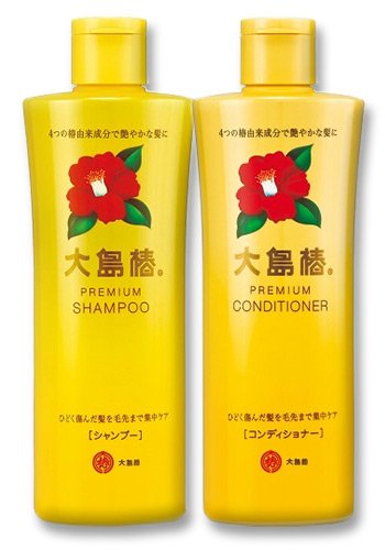 Amazon Com Oshima Tsubaki Premium Camelia Oil Hair Care Set