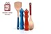 Fox Home Salt and Pepper Shakers, Grinder Set With Bonus Matching Wooden Salad Spoons