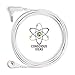 Armshield Earthing Half Sheet Grounding Sheets 400TC Pure Silver 5% | 95% Organic Cotton Natural Earth Eergy | Conductive Bedding Blanket | Connection Cord | Therapy Sheet Mat