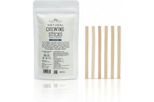 Mintwell Natural Chewing Sticks (40 Pack) – Organic Toothbrush Sticks for Healthy Teeth and Gums, Teeth Whitening (Miswak, So