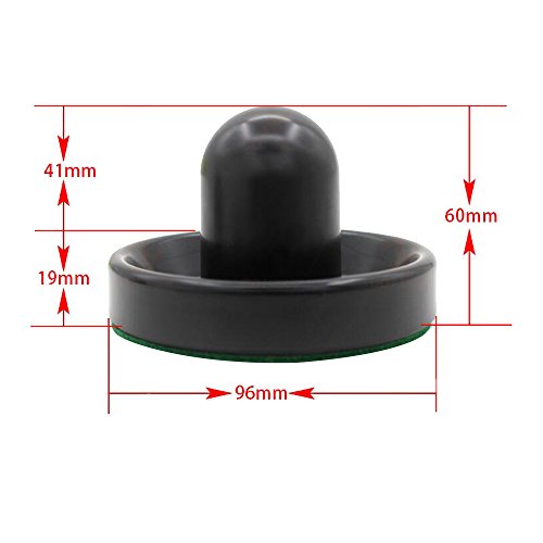 Hisight Air hockey table Pushers + ball piece accessories (batting 2 + velvet 2 + ball 4 pieces),Home Standard Slider Pusher Goalies for Game Tables, Equipment, Accessories