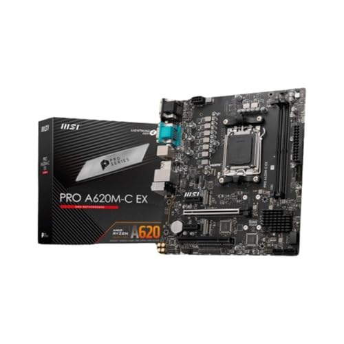 MSI Carte mère Pro A620M-C EX AMD A620