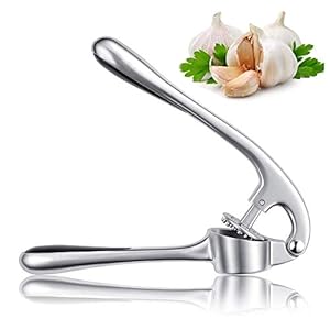 Garlic-Press-Garlic-Crusher-Press-to-Press-Clove-and-Smash-Ginger-Handheld-Zinc-Alloy-Rust-Proof-Tool-for-Kitchen Garlic Press, Garlic Crusher Press to Press Clove and Smash Ginger Handheld Zinc Alloy Rust-Proof Tool for Kitchen