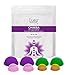Lure Essentials Cupping Therapy Set 8 Professional Silicone Cupping Cups for Muscle Knots, Joints, Muscles, Arms and Feet