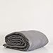 Inala Heavy Blanket for Adults and Kids - 20 lbs, 100% Cotton, Dark Grey - Queen Size Heavy Comforter