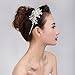 Diamondo Bride Crystal Headbands Flower Vine Pearl Bridal Hair Accessory Pearls Beads Rhinestone Flower Vine Wedding Party Headpiece