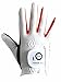 Golf Gloves Junior Kids Youth Toddler Boys Girls Left Hand Right Hand Dura Feel White Blue Red Yellow Golf Glove Extra Value 2 Pack Age 4-11 Years Old (Medium(Age 5-6) White, Worn on Right Hand)