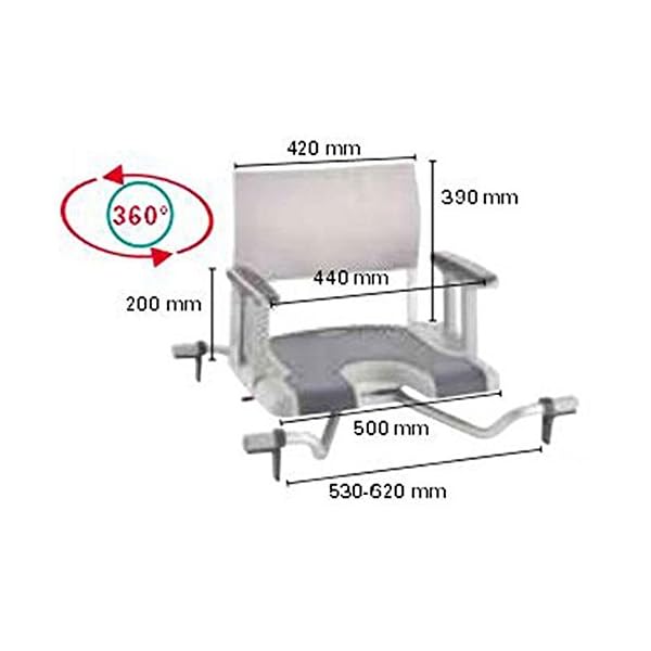Bath Seat Invacare Aquatec Sorrento Swivel Bathing Aids for the