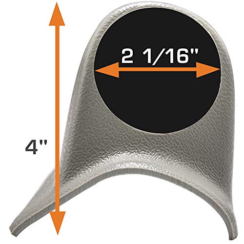 GlowShift Universal Gray Triple Pillar Gauge Pod Fits Any Make/Model ABS Plastic Mounts (3