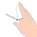 Evridwear Cotton Finger Cots Cotton Cushion 20PCS for Cracked Skin, Eczema, Calluses, Moisture Wicking, Finger Protection for Men & Women (Short Length)