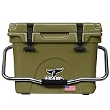 ORCA Cooler with Single Flex-Grip Stainless Steel Handle for Simple Solo Portage