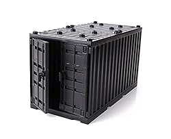 Black Cargo Shipping Container Compatible with Toy