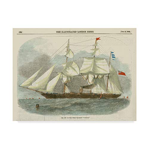 Trademark Fine Art Antique Clipper Ship Iii by Vision Studio, 24x32-Inch