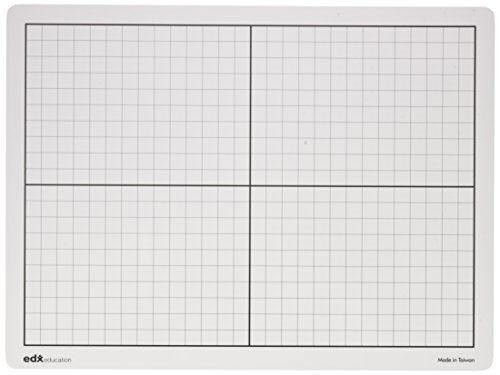 Didax Educational Resources Write & Wipe Coordinate Mats (Set of 10)