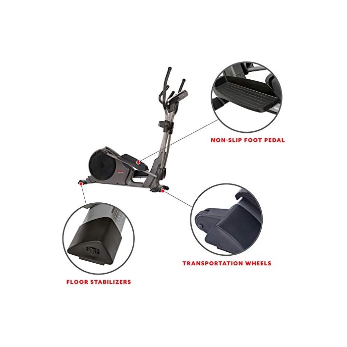 Sunny Health & Fitness Elliptical Exercise Machine Trainer with
