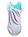 BAOHULU Leotards Girls Gymnastics Embroidery Shiny Aqua Rose Diamond Dance Clothes