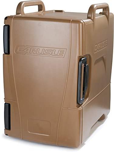 Carlisle IT40043 Cateraide IT End Loading Insulated Food Pan Carrier, 6 Pan Capacity, Caramel